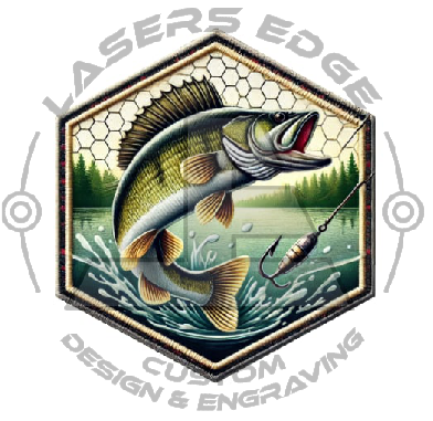 01. Walleye- Leatherette UV Printed Heat Transfer